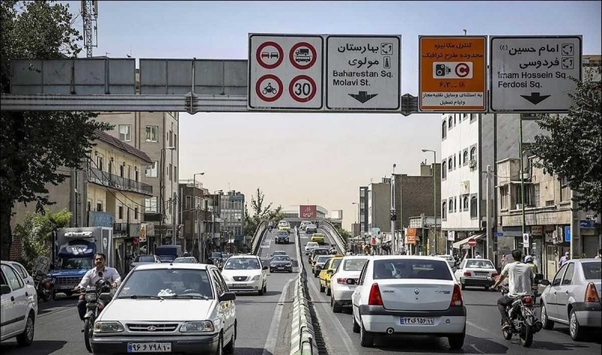 اطلاعیه جدید درباره طرح ترافیک در تهران فردا سه‌شنبه ۷ اسفند