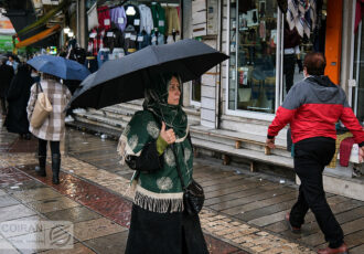 تهران در انتظار بارش، باد شدید و کاهش ۱۲ درجه‌ای دما