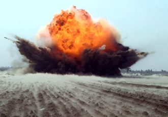 انفجار کنترل‌شده در غرب بندرعباس روی داد